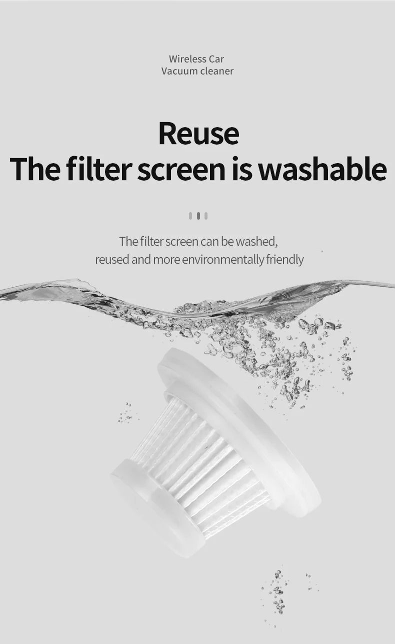 Handheld Vacuum Vacuum that can be charged using a wireless portable vacuum