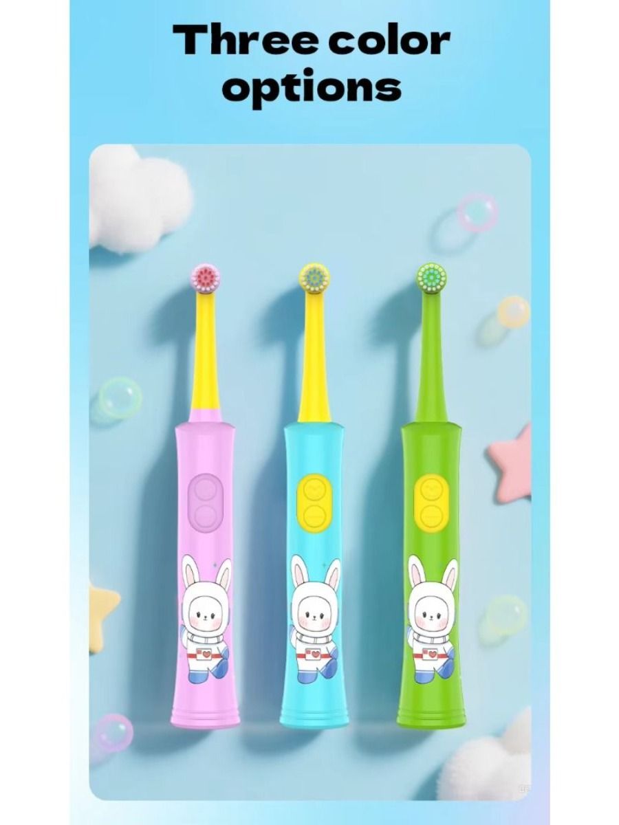New model of children's rotating toothbrush