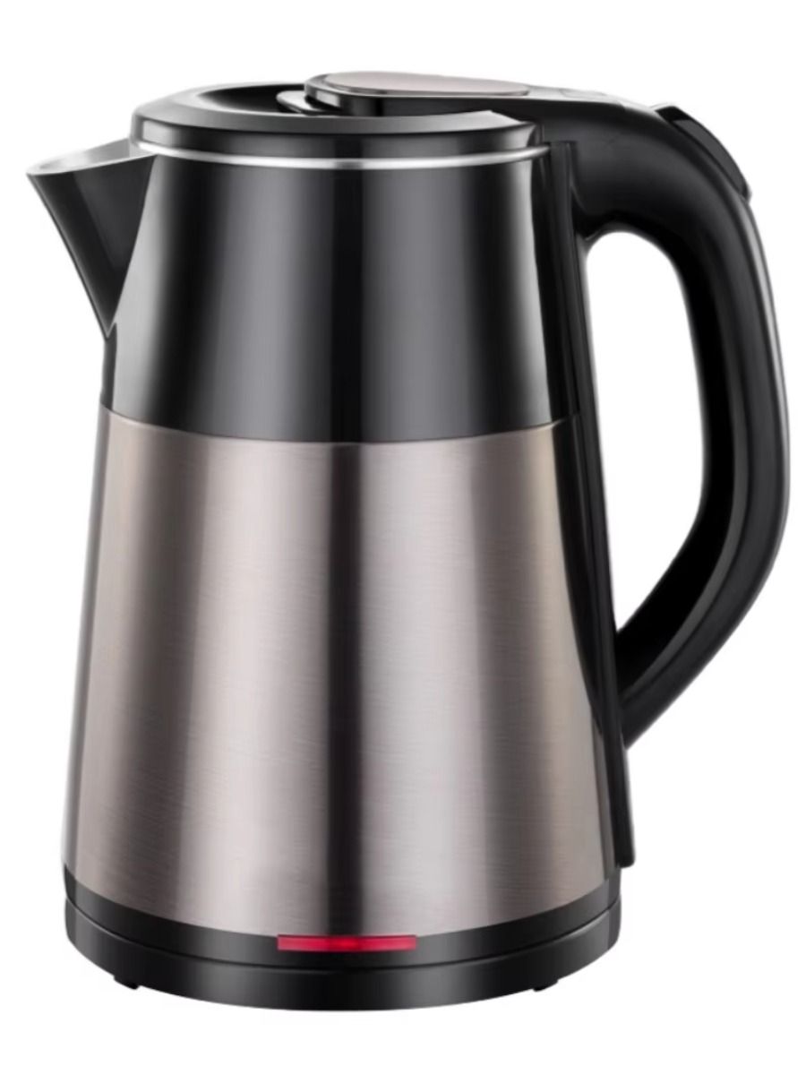 Two-layer Shell Not Scalding Hands Electric Thermal Kettle with Overheating Stainless Steel 1.8L Large Capacity