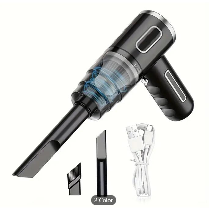 Upgraded Version, Portable Cordless Hand-held Vacuum Cleaner, Cyclone Suction Wireless Vacuum Cleaner. Echargeable Strong Suction Vacuum Cleaner Suitable For Cars/Offices/Homes