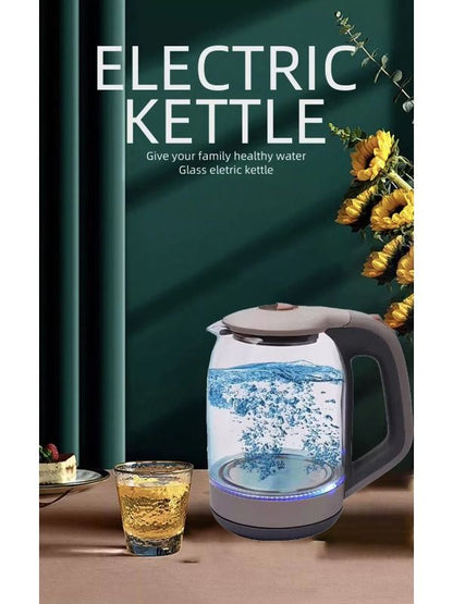 High-quality glass teapot, large capacity 1.8L electronic heater, suitable for families, hotels, and restaurants with temperature control.