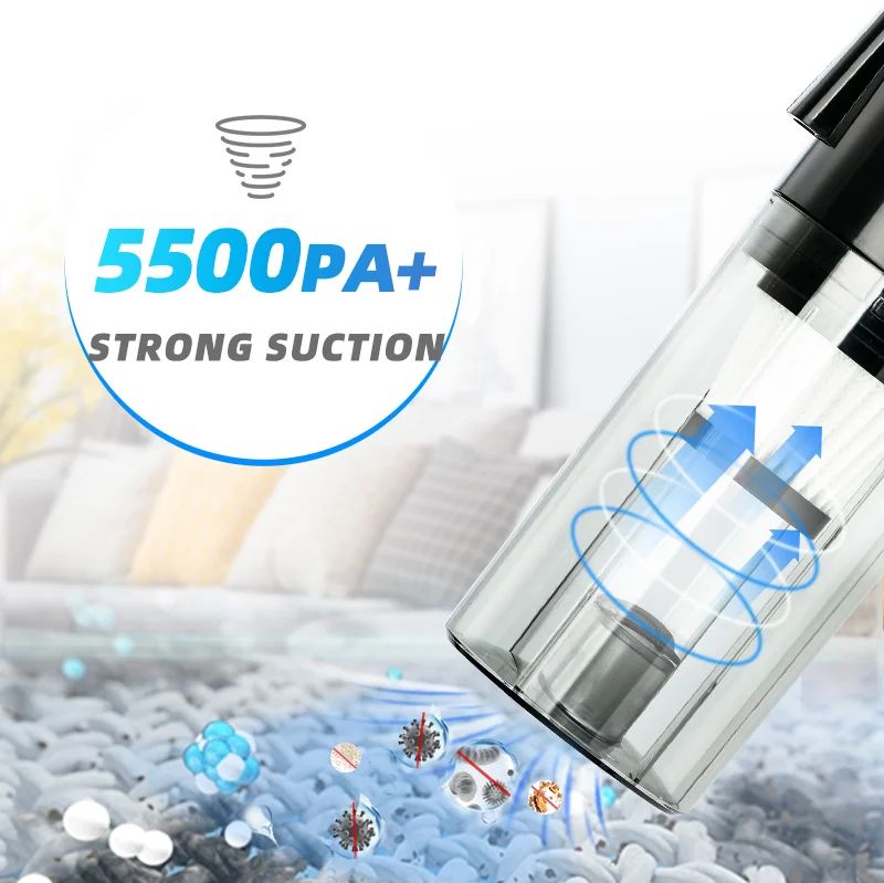 Best Seller, 2025 Portable Wireless Vacuum Cleaner 4 in 1 with Backlight