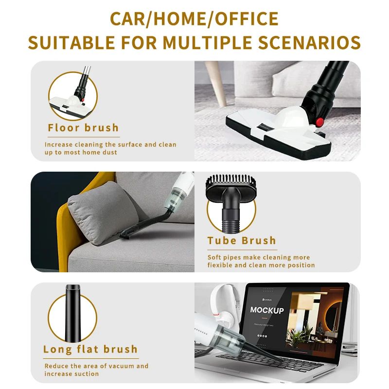 Top Seller 100W 8kPa High Quality Powerful Portable Cordless Vacuum Cleaner Cordless Vacuum Cleaner