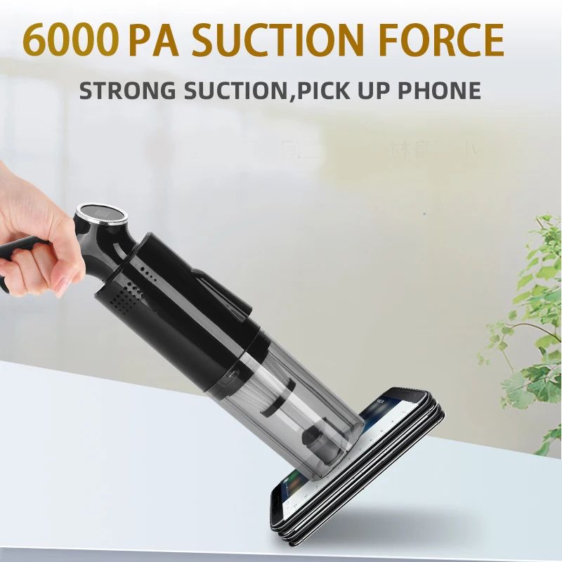Best Seller, 2025 Portable Wireless Vacuum Cleaner 4 in 1 with Backlight