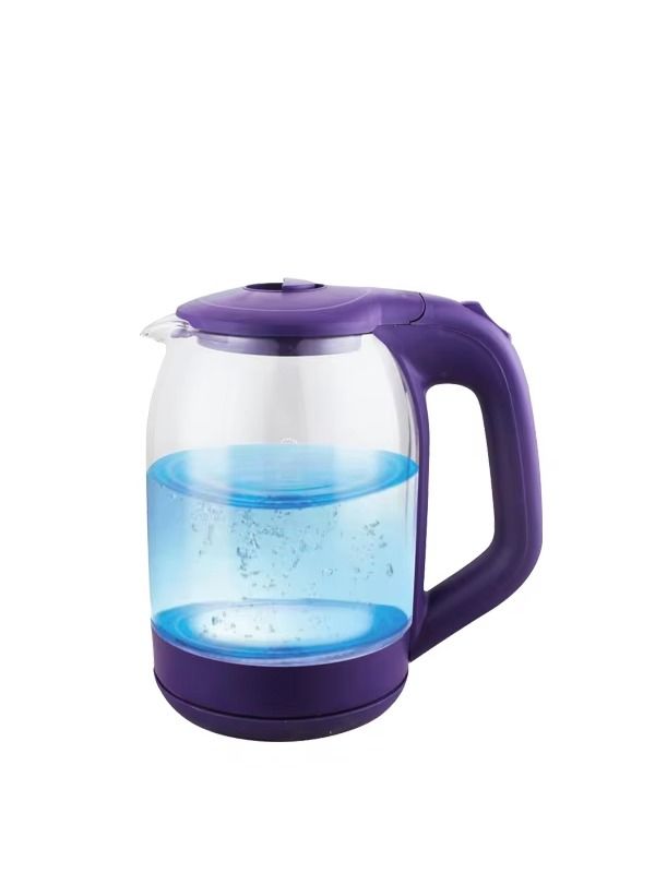 High-quality glass teapot, large capacity 1.8L electronic heater, suitable for families, hotels, and restaurants with temperature control.