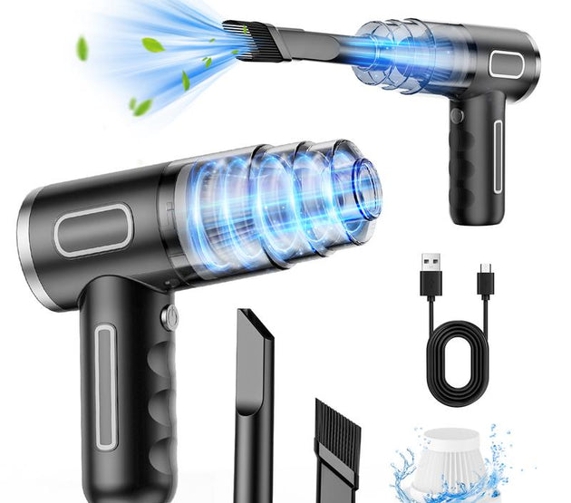 Handheld wireless car vacuum cleaner, high-power car vacuum cleaner and air dust collector, 4-in-1 portable mini car vacuum cleaner, handheld car and home vacuum cleaner, suitable for home, car, office, and pets.