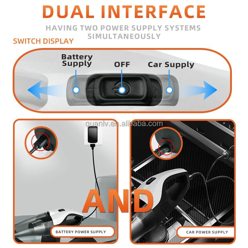 Portable Wireless Charging Mini Machine with Home Vacuum Cleaner USB and Charging
