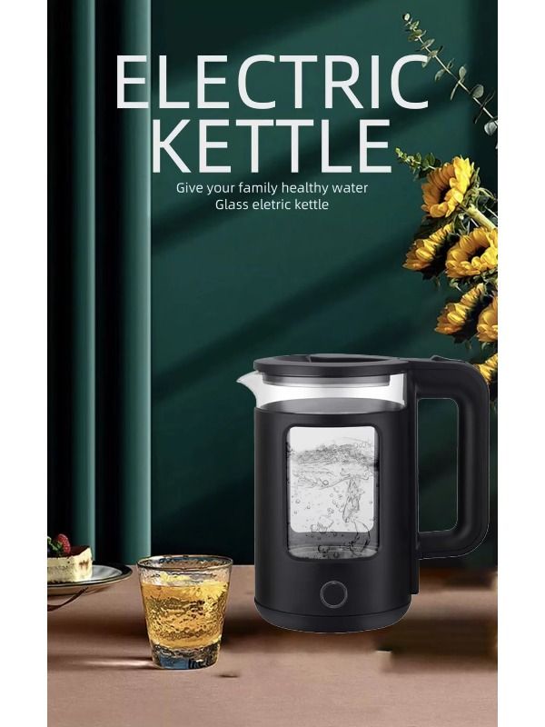 Wholesale and retail trade are conducted in China, featuring new designs of traditional glass electric teapots with a 1.8-liter style and heating elements controlled by a Strix controller.