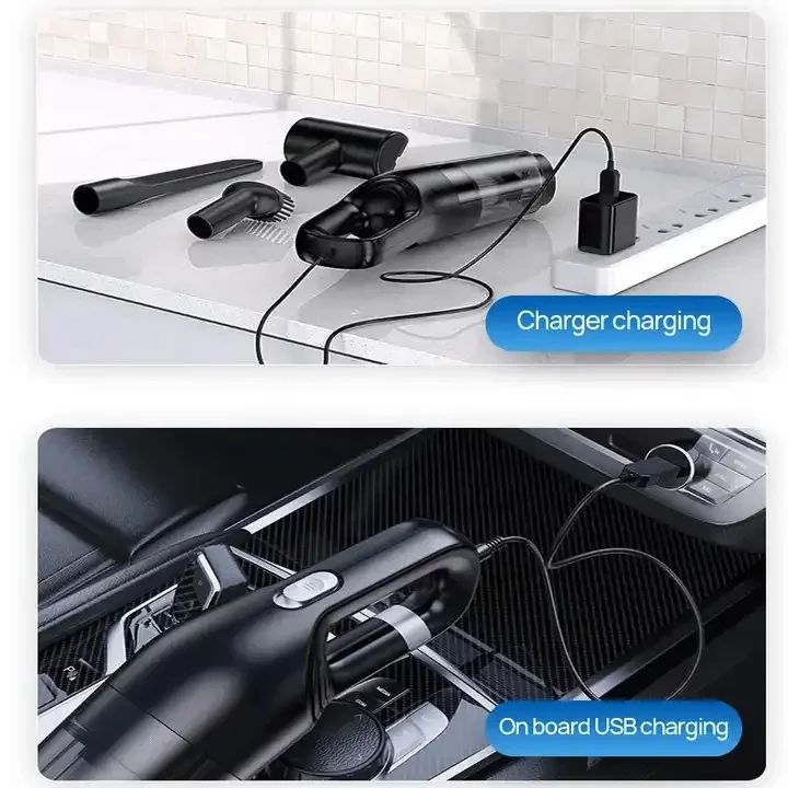 10000Pa Handheld Vacuum Cleaner/Dry, Wet 2/Wireless Portable/USB Charging Vacuum Cleaner/Car Vacuum