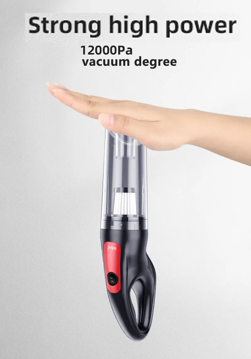 Portable Mini with Wireless Cordless 13000pa Dry Handheld Vacuum Cleaner