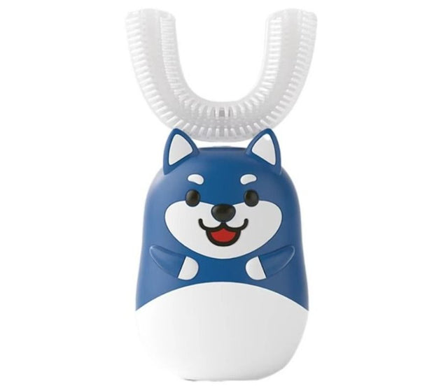 Children's Rechargeable Smart Electric Toothbrush USB 360 Degree U-Shaped Sonic Electric Toothbrush 3 Modes for Kids