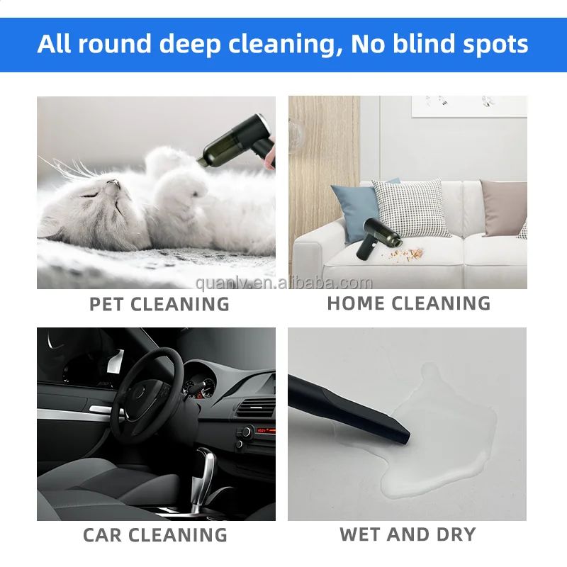 Wireless portable vacuum cleaners can be rechargeable vacuum wet cleaners for home and car air purifiers
