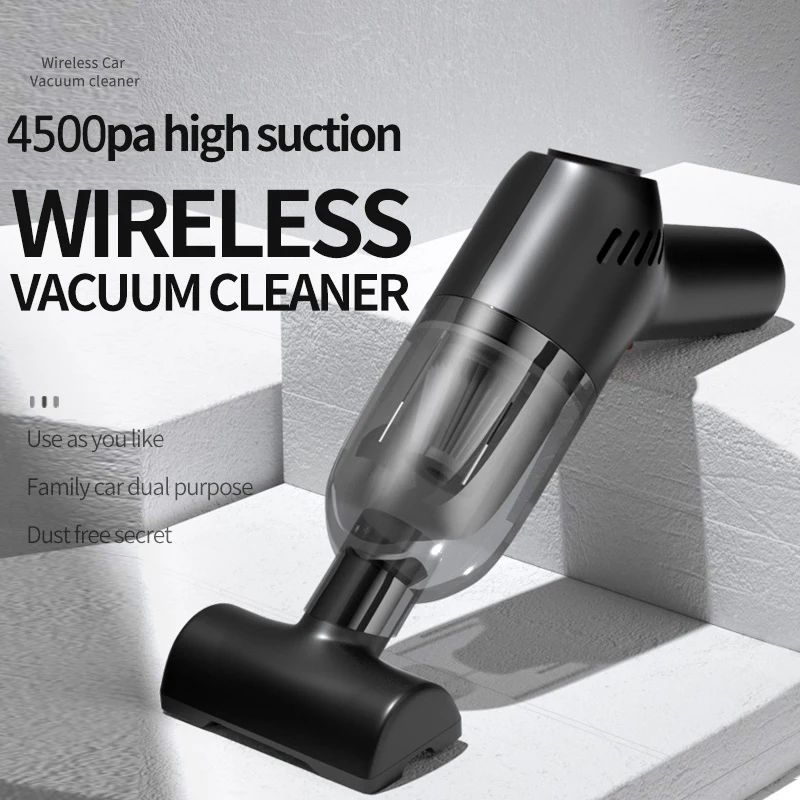Handheld Vacuum Vacuum that can be charged using a wireless portable vacuum