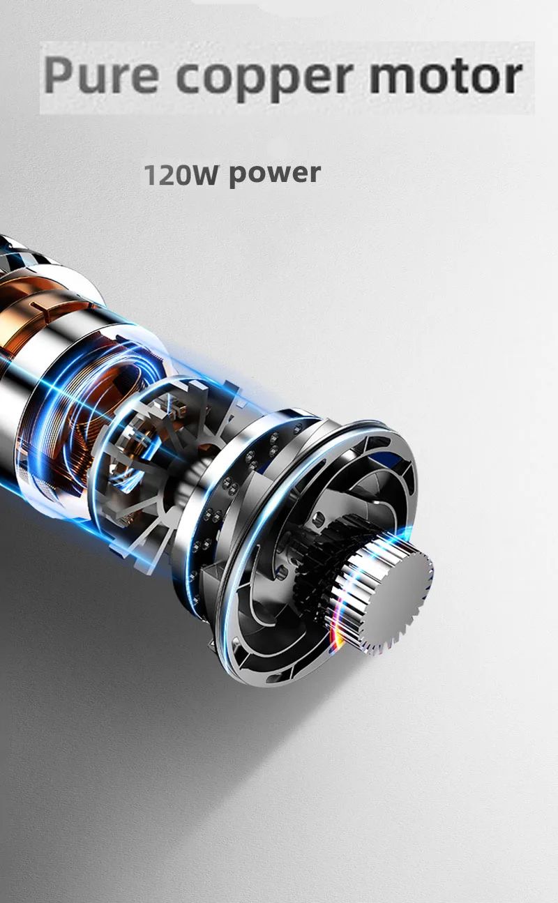 Portable Mini with Wireless Cordless 13000pa Dry Handheld Vacuum Cleaner