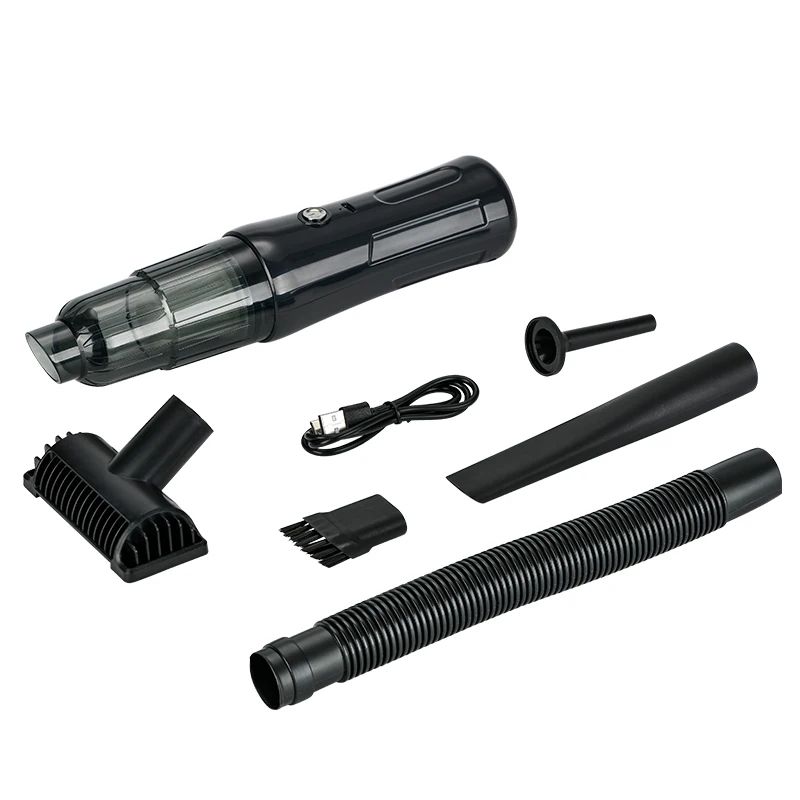 Small Portable Dual-purpose USB Vacuum Cleaner with Handle for Wet and Dry Cleaning
