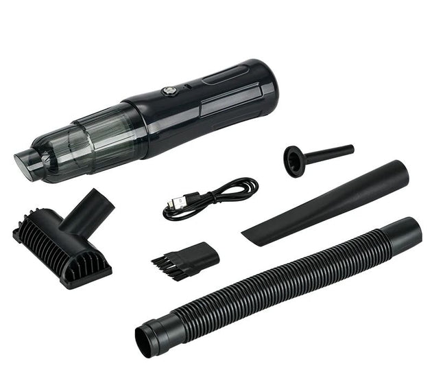 Small Portable Dual-purpose USB Vacuum Cleaner with Handle for Wet and Dry Cleaning
