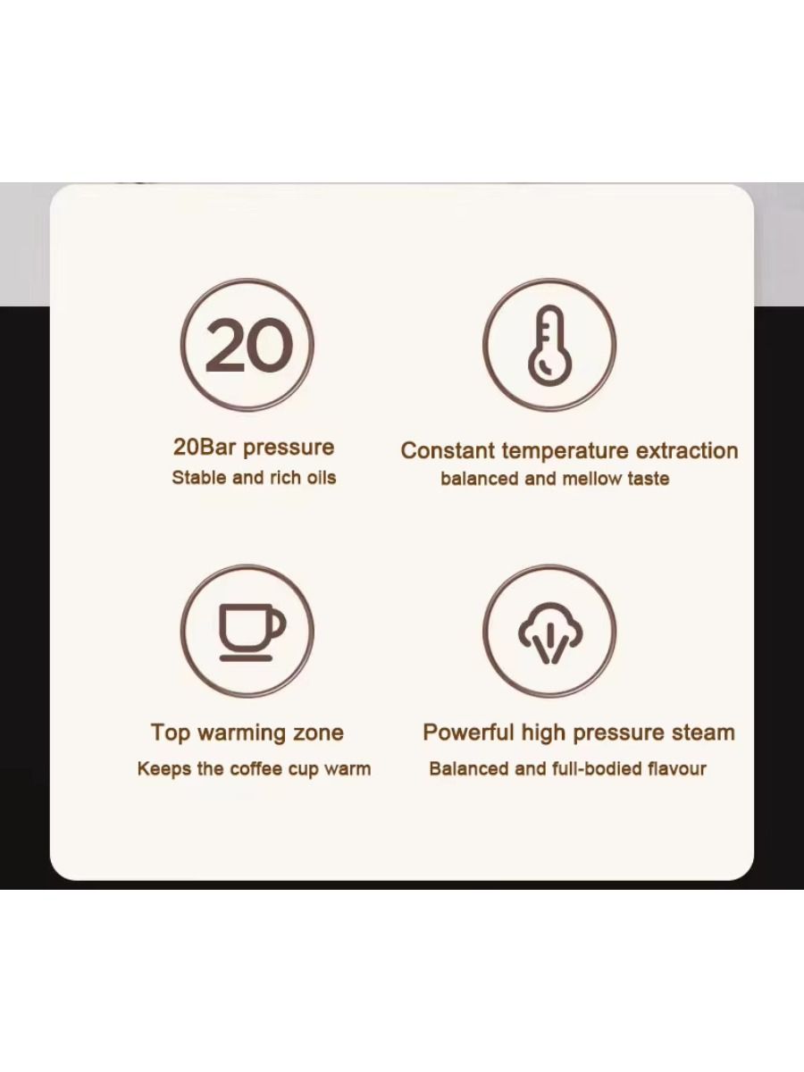 Professional Automatic Coffee Maker Cafetera Cappuccino Cup for Coffee Expresso Coffee Maker for Home Use