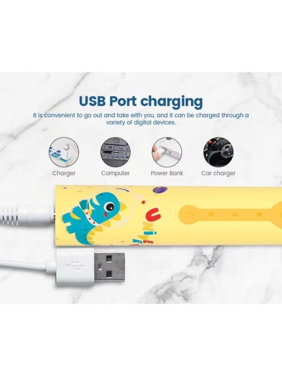 2025 new USB rechargeable children's toothbrush