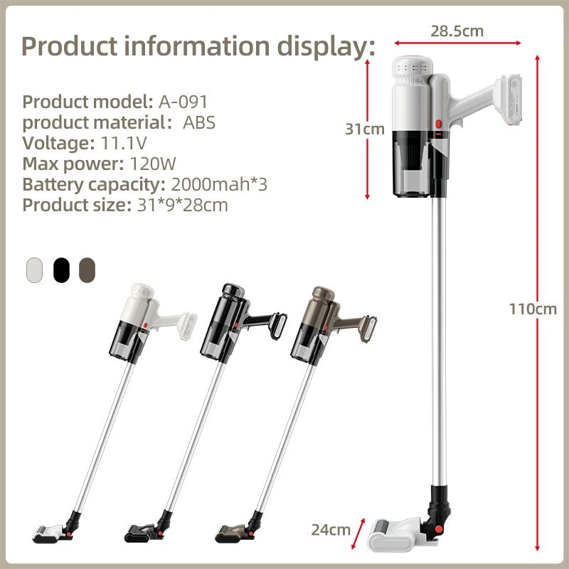 Portable 6000 milliampere, designed for home and hotel use, can be charged using a wireless system designed for a 16kpa vacuum cleaner.