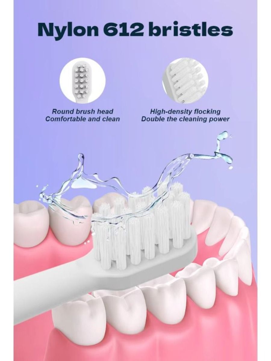 2025 new electronic toothbrush with one button, with soft bristles and fast teeth cleaning