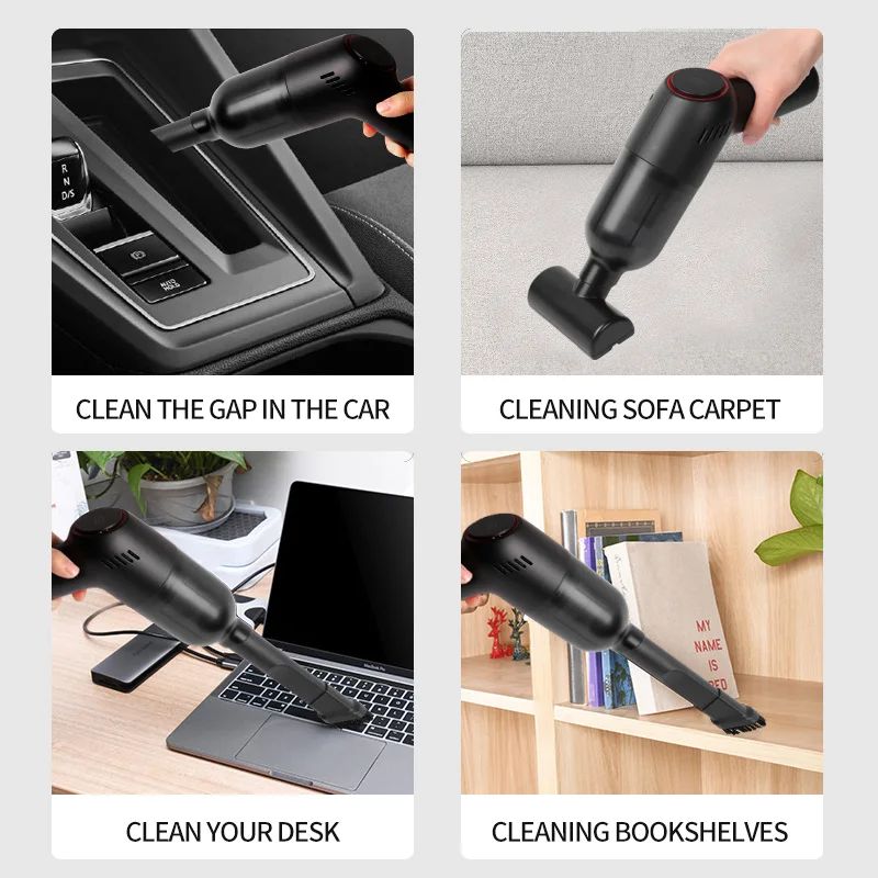 Handheld Vacuum Vacuum that can be charged using a wireless portable vacuum