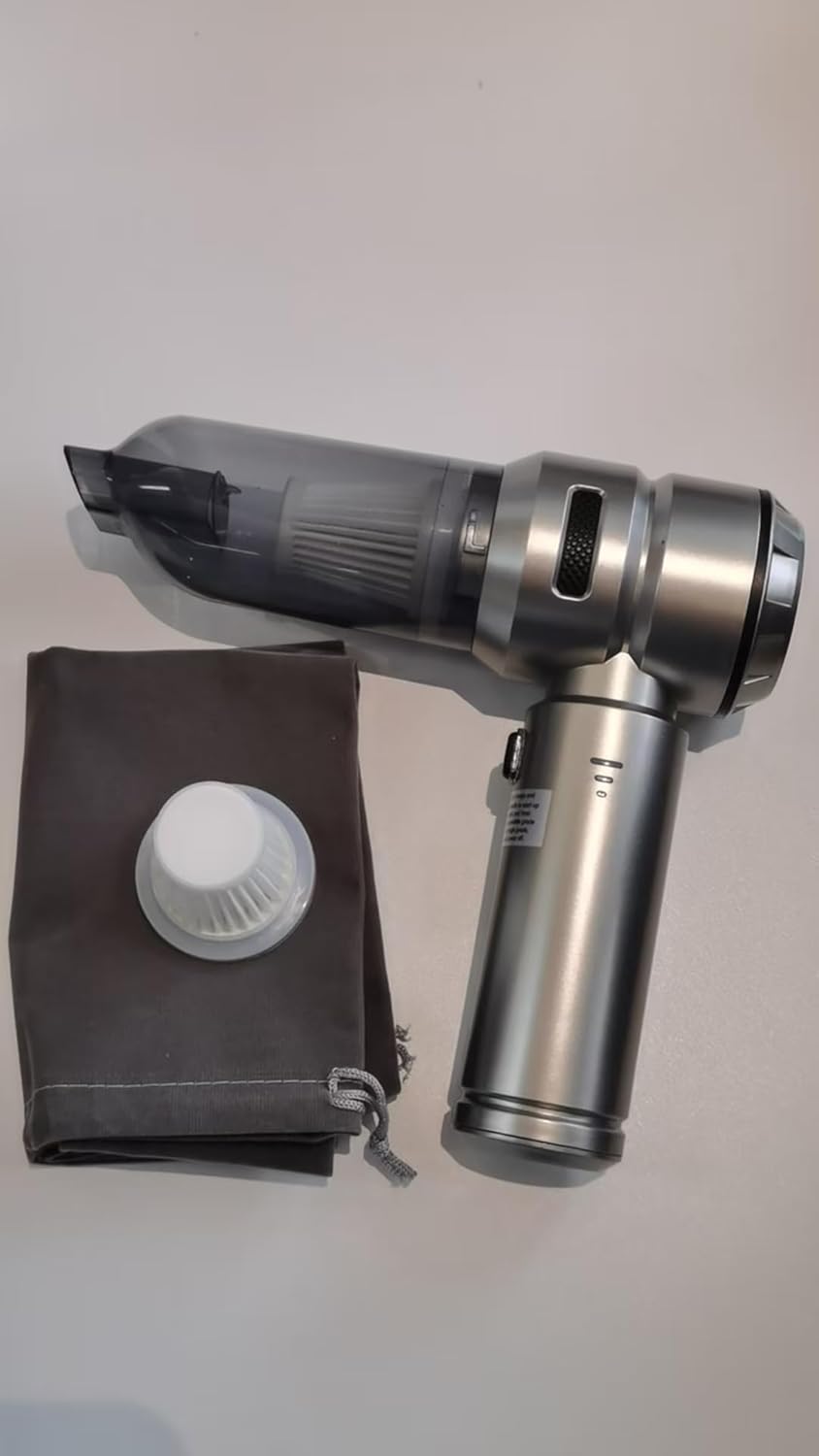 Car Vacuum Mini Cordless(Mysterious Silver)