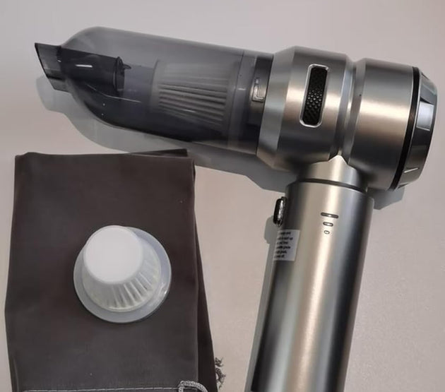 Car Vacuum Mini Cordless(Mysterious Silver)