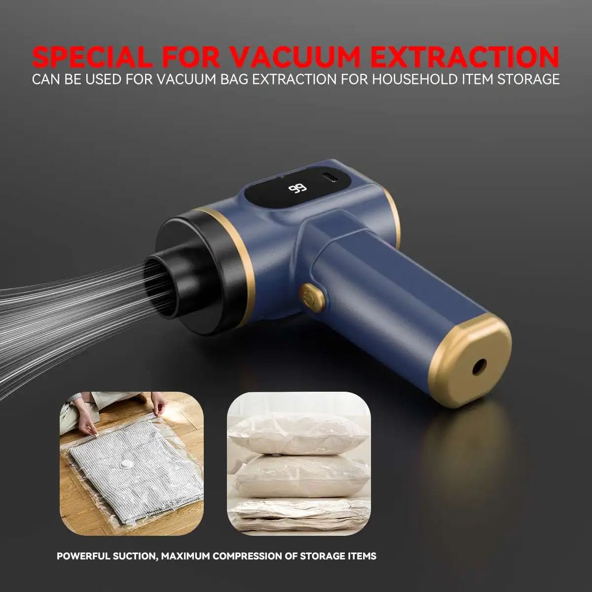 Portable Super Suction 5500pa Rechargeable Mini Vacuum Cleaner