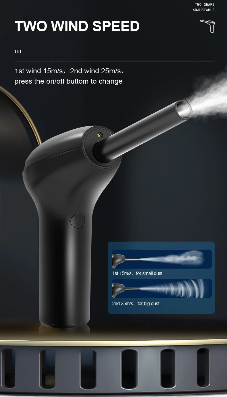 High-quality brushless electric blower for vacuum cleaner, keyboard, and car application