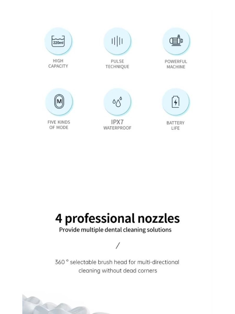 New Arrival, Best Seller, Smart Dental Portable Electric Water Jet Flosser, Best Quality, Teeth Cleaning Flosser