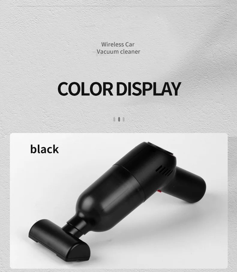 Handheld Vacuum Vacuum that can be charged using a wireless portable vacuum