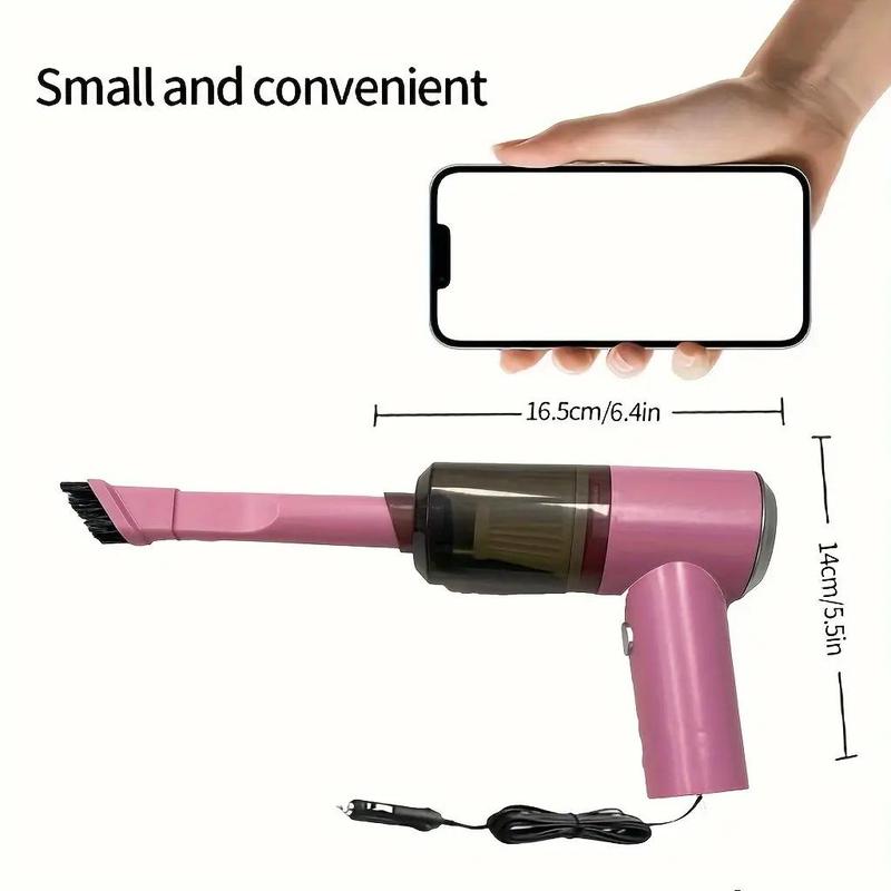 Car Vacuum Cleaner, Portable Car Vacuum Cleaner, 12v Lightweight Handheld Vacuum, Strong Suction & Large Power Car Seat Cleaner, Automotive Accessories, Lightweight Handheld Car Vacuum Kit