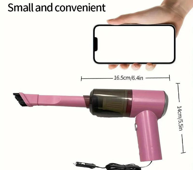 Car Vacuum Cleaner, Portable Car Vacuum Cleaner, 12v Lightweight Handheld Vacuum, Strong Suction & Large Power Car Seat Cleaner, Automotive Accessories, Lightweight Handheld Car Vacuum Kit