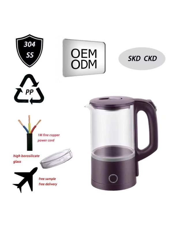 Retail of household electronics in China, double-walled glass teapots, teapots with thermostats