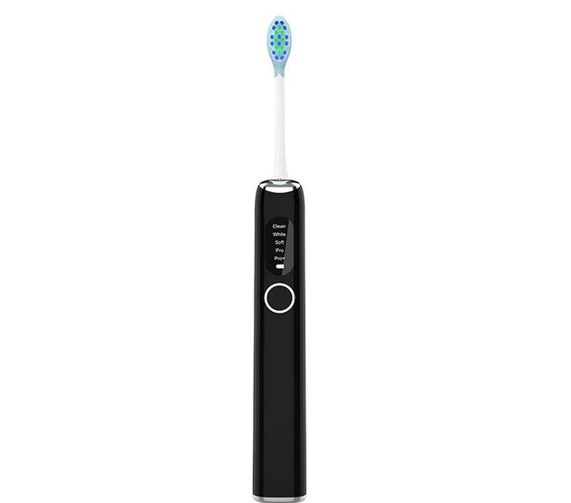 USB charges a portable electric toothbrush for adults, containing 2 toothbrush heads and 5 operating modes.