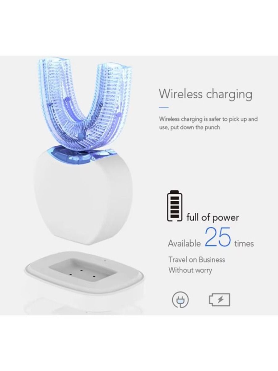 Hot Sale 360 Degree U-Shaped Automatic Silicone Electric Toothbrush