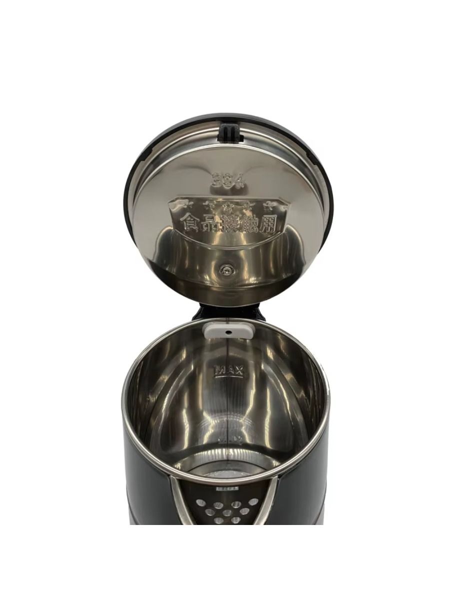 Two-layer Shell Not Scalding Hands Electric Thermal Kettle with Overheating Stainless Steel 1.8L Large Capacity