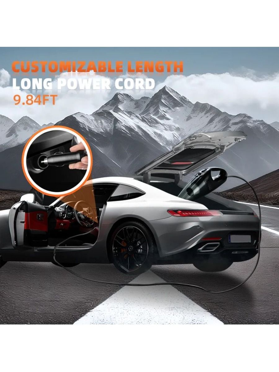 Catec A-016 Car Vacuum Cleaner Wired/Wireless Powerful Car Vacuum Cleaner from Cigarette Lighter