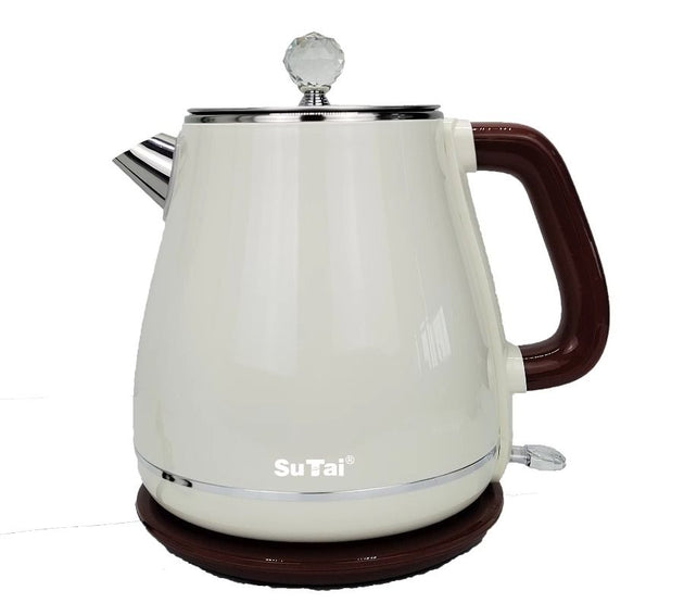 1.8 liters 1500 watts dual-color cordless controller, with electric heating in multiple colors, available for outdoor use at hotels and homes, with insulated lid.