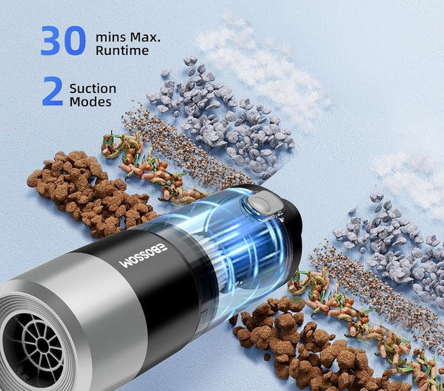 Mini Car Vacuum with 17000Pa High Power Suction,Portable Handheld Vacuum Blow & Suction,4 in 1 Cordless Small Vacuum Cleaner for Car,Home,Office,PC.Air Duster for Quick Cleaning of Small Areas