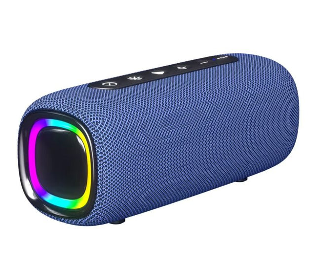 New materials, gadgets, electronic speakers, audio systems, sound equipment/amplifiers/speakers, trendy products with RGB lighting