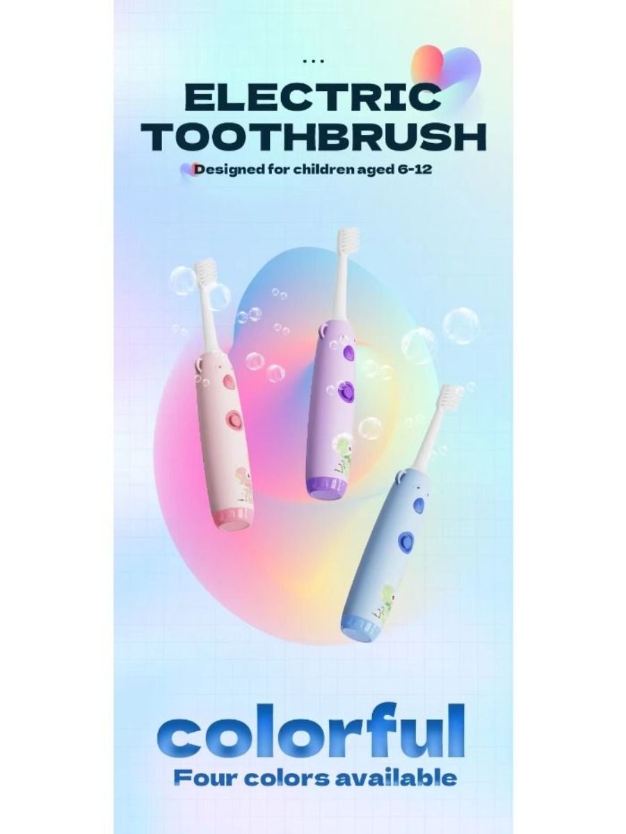 2025 new electronic toothbrush with one button, with soft bristles and fast teeth cleaning