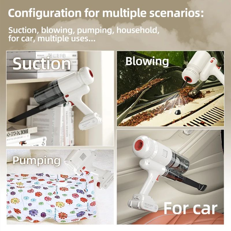 Portable 6000 milliampere, designed for home and hotel use, can be charged using a wireless system designed for a 16kpa vacuum cleaner.