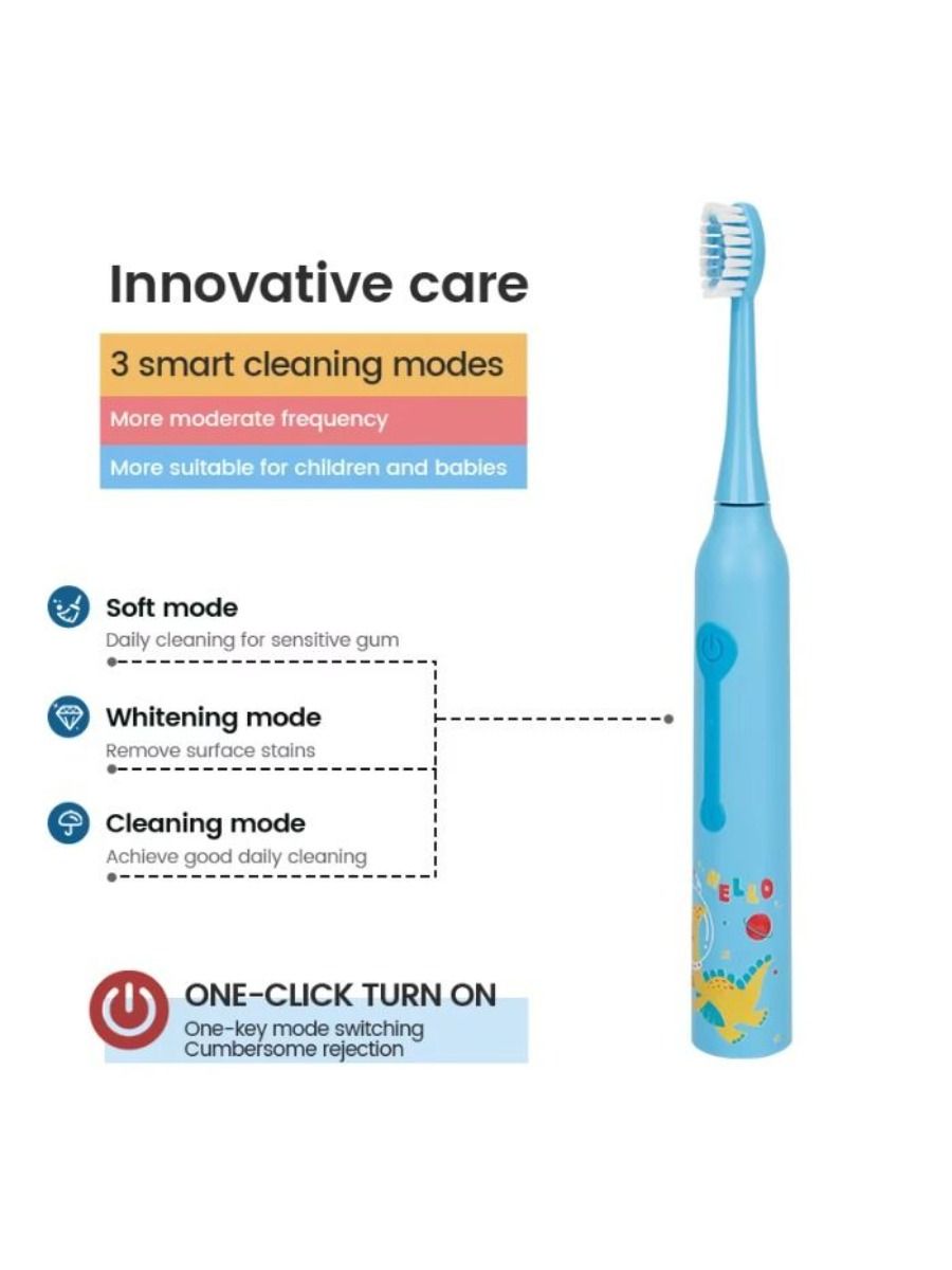 2025 new USB rechargeable children's toothbrush