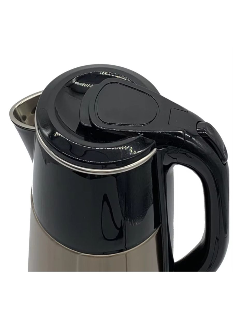 Two-layer Shell Not Scalding Hands Electric Thermal Kettle with Overheating Stainless Steel 1.8L Large Capacity