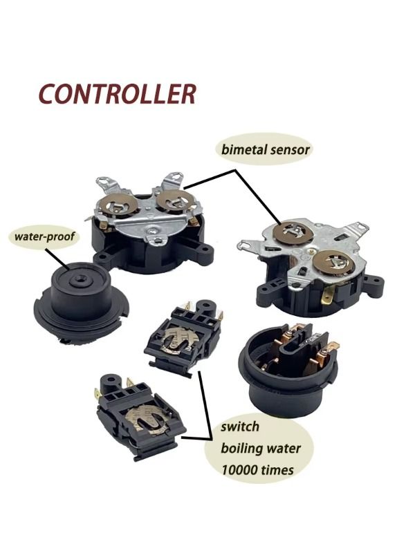 Wholesale and retail trade are conducted in China, featuring new designs of traditional glass electric teapots with a 1.8-liter style and heating elements controlled by a Strix controller.