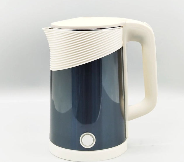 High-quality kitchen appliances 1500-watt electric kettles 1.8 liters colored stainless steel heats up on a wireless base