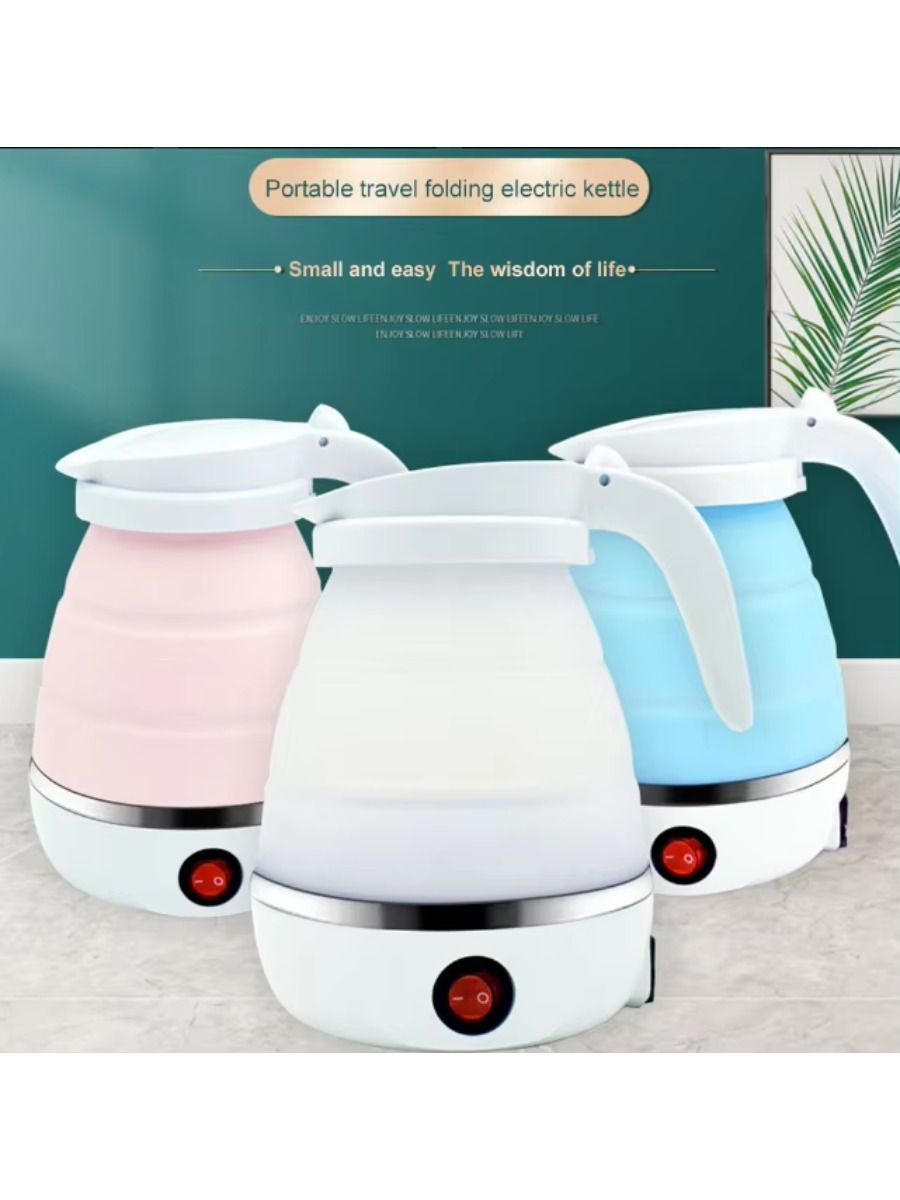 New silicone kettle with miniature timers for mini folding tape, portable for carrying