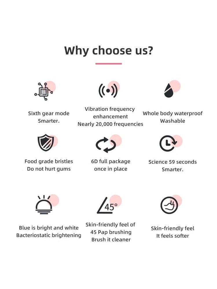 Private Label Teeth Whitening Smart Sound U-shaped Electric Toothbrush for Children