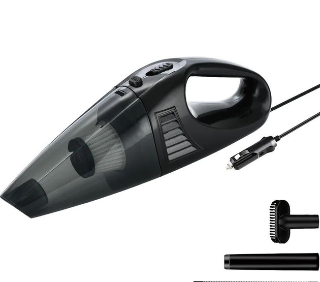Commercial portable vacuum cleaner with excellent suction and dry and wet function, hands-free installation for use in a car